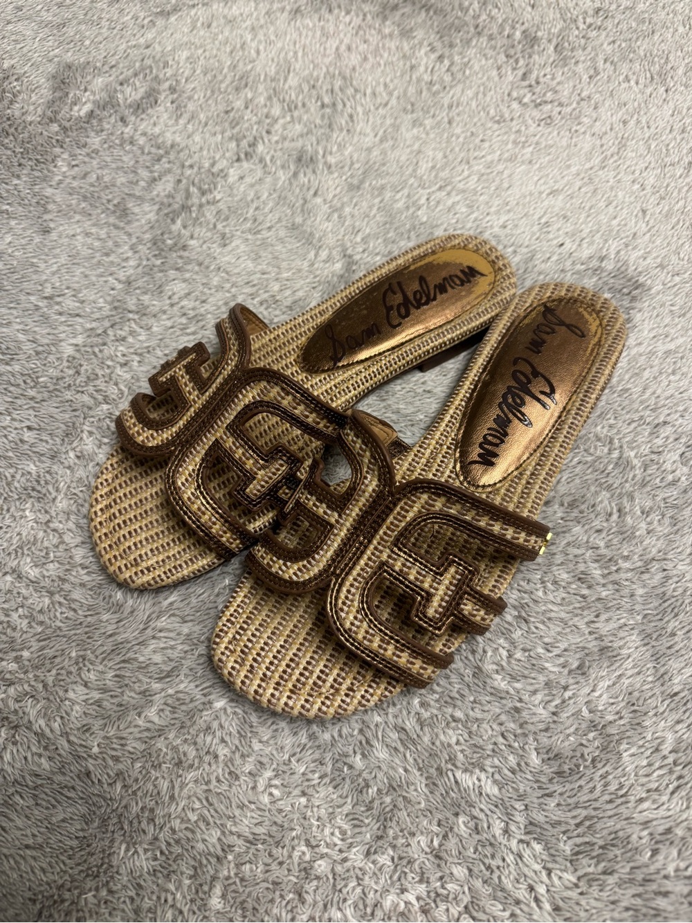 Sam Edelman Bay Multicolor Slide Sandal, Size 7